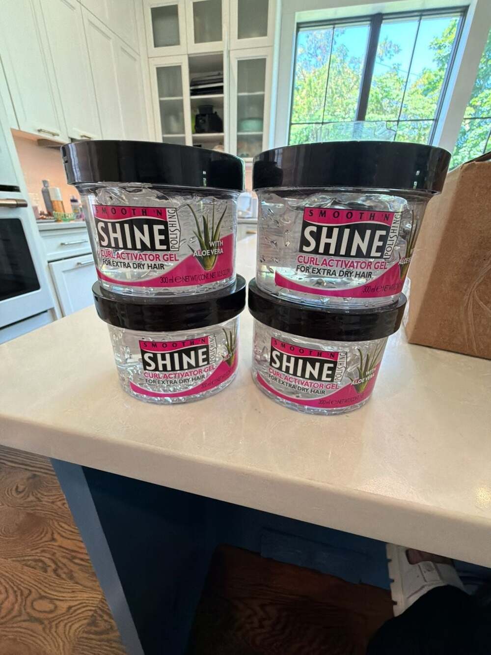 Lot 4 Smooth N Shine Curl Activator Gel Aloe For Extra Dry Hair 10.5Oz Fast2Ship